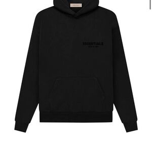 Essentials Men's Hoodie in Black